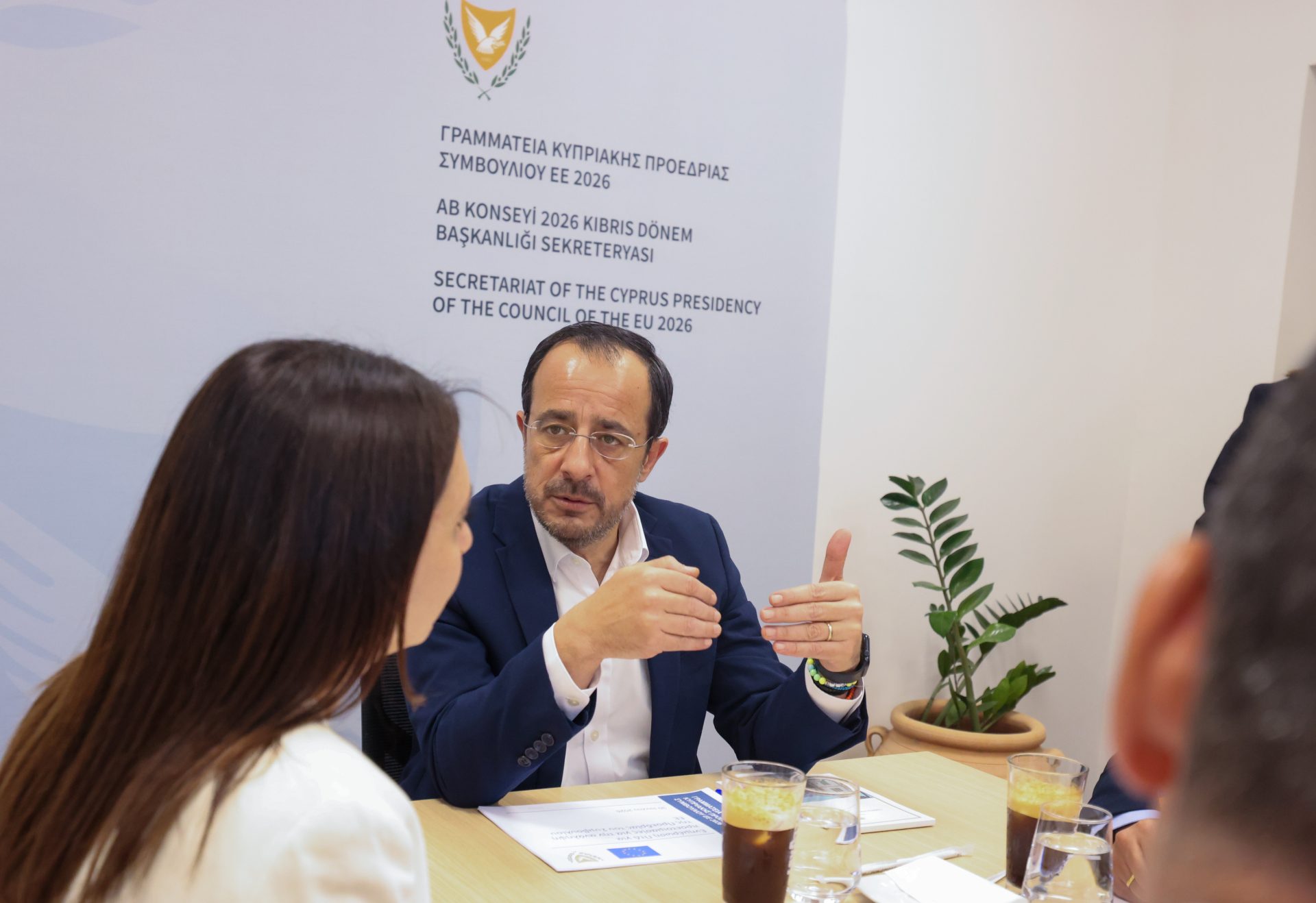 Ο Πρόεδρος της Κυπριακής Δημοκρατίας Νίκος Χριστοδουλίδης