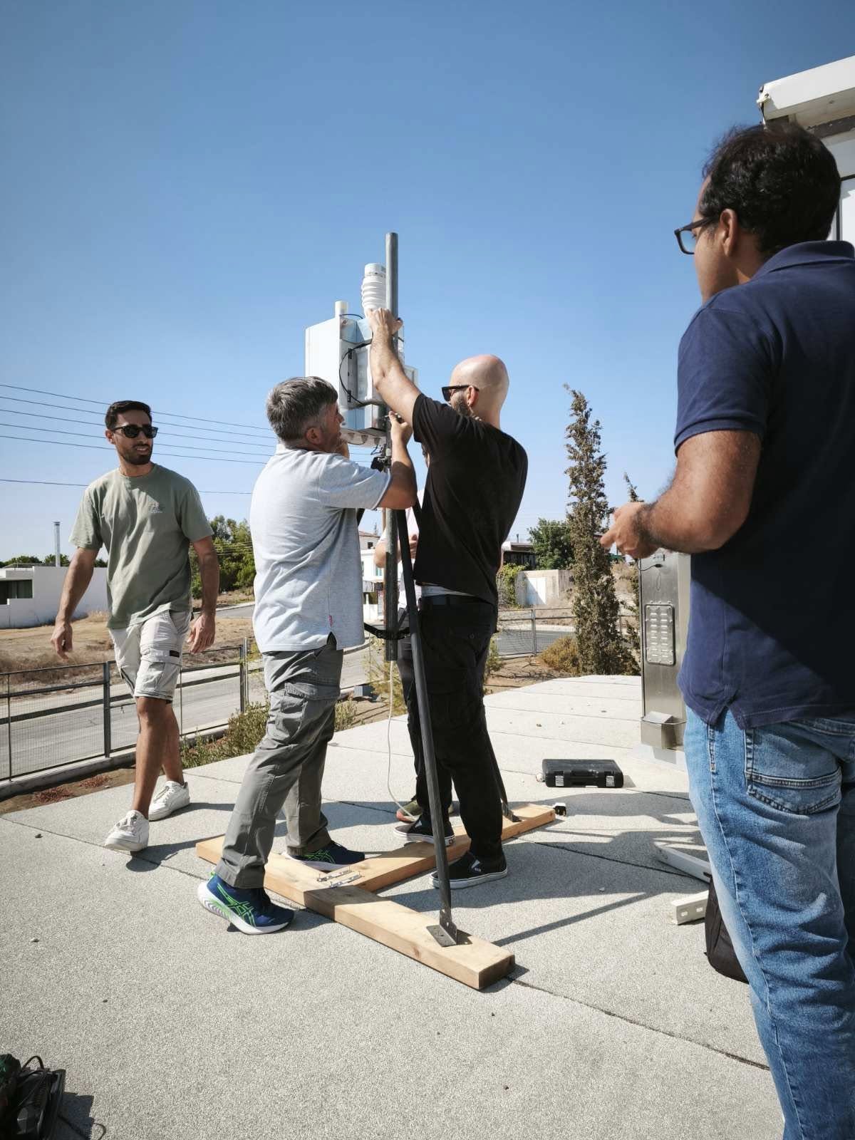 Τοποθέτηση αισθητήρων σκόνης